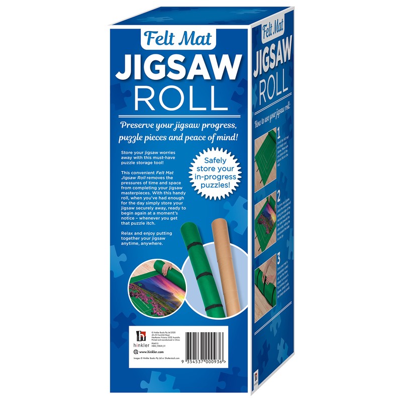 Felt Mat Jigsaw Roll-Preserve Jigsaw Progress - Store Jigsaws Compactly