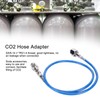 G5/8-14 1 Universal CO2 Gas Cylinder Soda Hose Adapter 1m