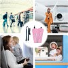 suction Stuffable Neck Pillow for Travel, Neck Pillow Airplane, Ideal