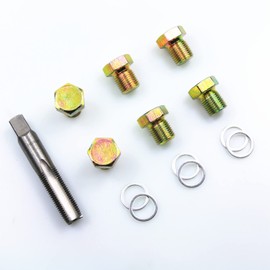 BestsQ M13 x 1.25MM Oil Drain Plug Tap Thread Repair Kit Oil Pan Screws Rethread Tool