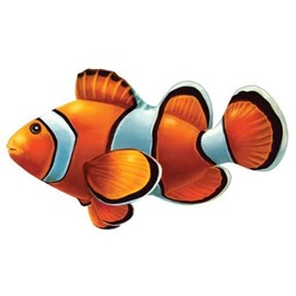 Clown Fish Porcelain Swimming Pool Mosaic (5" x 3")