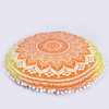 22" Round Mandala Floor Pillow Cover Cushion Sofa Seating Throw