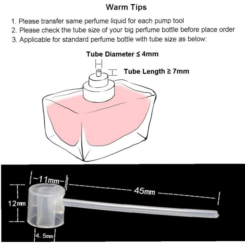 baolaili 10pcs Perfume Dispenser & Refillable Bottle Cosmetic Atomiser for
