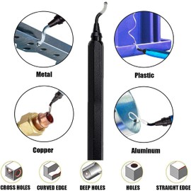 Professional Deburring Tool Set for Metal, PVC & 3D Prints - Handheld Edge Trimmer for Copper Pipes, Resin & DIY Projects
