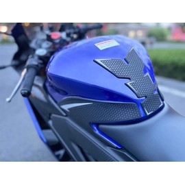 Motorcycle Fuel Tank Guardian for BYEMTTY 3D Yamaha YZF-R3 YZF-R25 2019-2025 Anti-Slip Sticker (Gray)