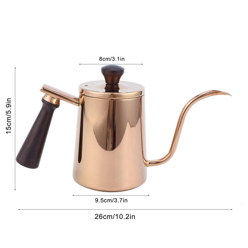700ml Coffee Kettle 304 Stainless Steel Gooseneck Spout Coffee Drip