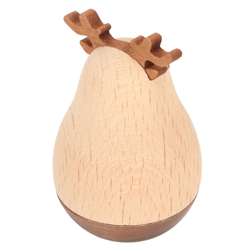 Deer Wobbler Cute Exquisite Sturdy Durable Wood Decorative Eye Catching