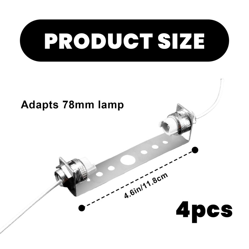 Mitening R7S Socket for 118mm R7S, J118 R7S Universal Adapter