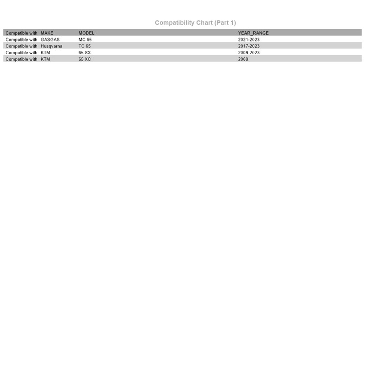 TUSK Folding Shift Lever Black/Orange Tip Compatible with KTM 65