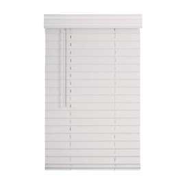 LOTUS & WINDOWARE 2" Faux Wood Blind, 23" x 36", White