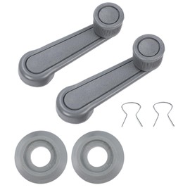 calm wish Suzuki Jimny Every Carry Crank Window Door Regulator Handle, Gray, 2 Pieces, JB23 SJ30, etc. Compatible