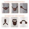 Pretty Jolly 2 Pack Strong Magnetic Curtain Tiebacks Unique Medal