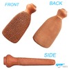 YNR Natural Clay Foot Scrubber, 2-in-1 Feet Scrubber for Hard