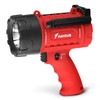 Favour LED hand light, high-quality searchlight with stand, diving waterproof,