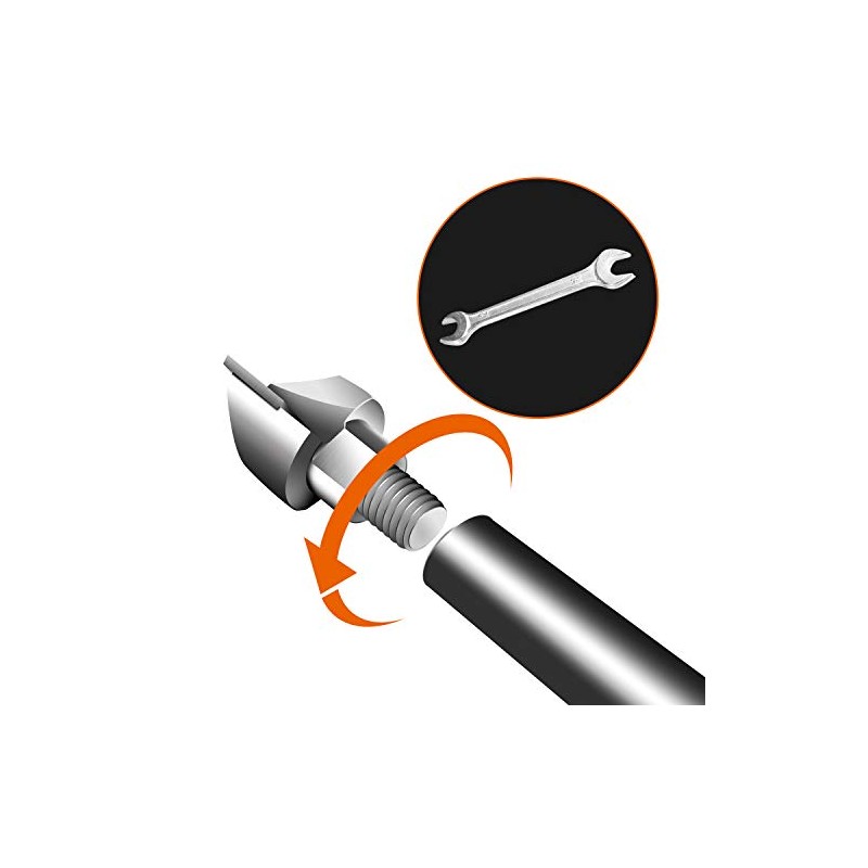 Luckyway 20MM(Dia.) Wood Cutter Bit, Double Flute Straight Bit.