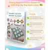 Coopay Crochet Starter Kit for Blanket, Granny Squares & Instructions,