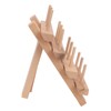 12 Spools Wooden Sewing Thread Holder Foldable Bobbin Hanging Rack