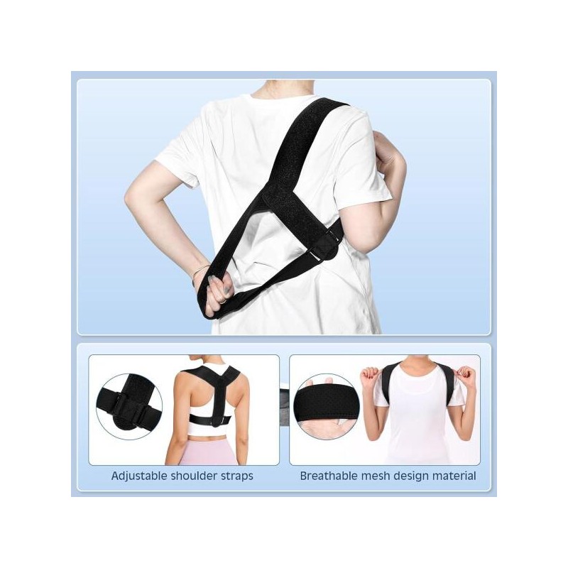SUNDPIK 남성을 위한 SUNDPIK 1PCS 좋습니다 상부 조절 교정기 스트레이트너
