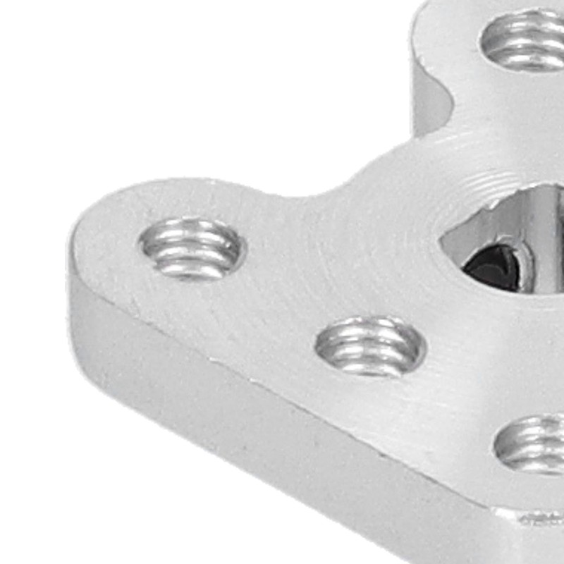 2Pcs Flange Shaft Coupling Aluminium Alloy 6mm D Hole Light