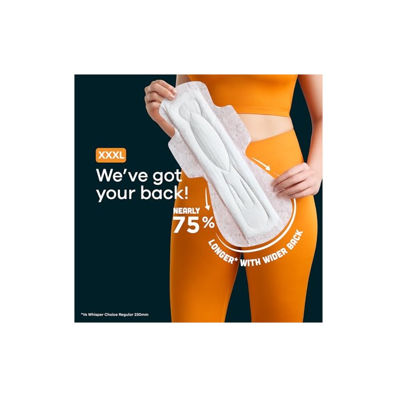 Whisper Ultra Night - Almohadillas sanitarias para mujer, XXXL 20