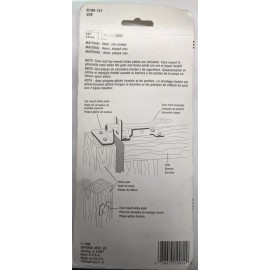 National Hardware Top Mount Gate Latch N199-141 V26 Zinc Plated Steel - USA MADE