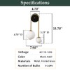 Skyblaze Mid-Century Modern Wall Sconce Glass Globes Wall Lamp Modern