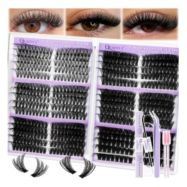 Pestañas Extensions Kit 570pcs D 8-16 Mm Mixtas