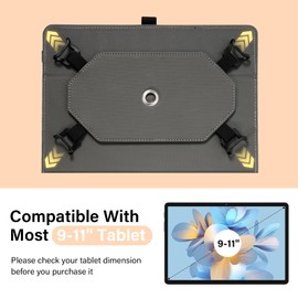 Haofun Universal Case Compatible with 9-11 Inch Tablet, 360 Degree Rotating Case for 9-11 Inch Tablet, Cover for HotLight/SGIN/Yicty/OSCAL/Fullant/Freeski/HiGrace/XGODY
