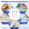 100pcs 1ml Colostrum Collectors with Caps Without Needle for Laboratory