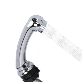 Generic Shower Head with Hose for Salon Hair Wash, High Pressure Showerhead, Shampoo Bowl Sprayer Head Hose, Replacement Part for Barber Shop Spa Rehab, Silver, SH088K