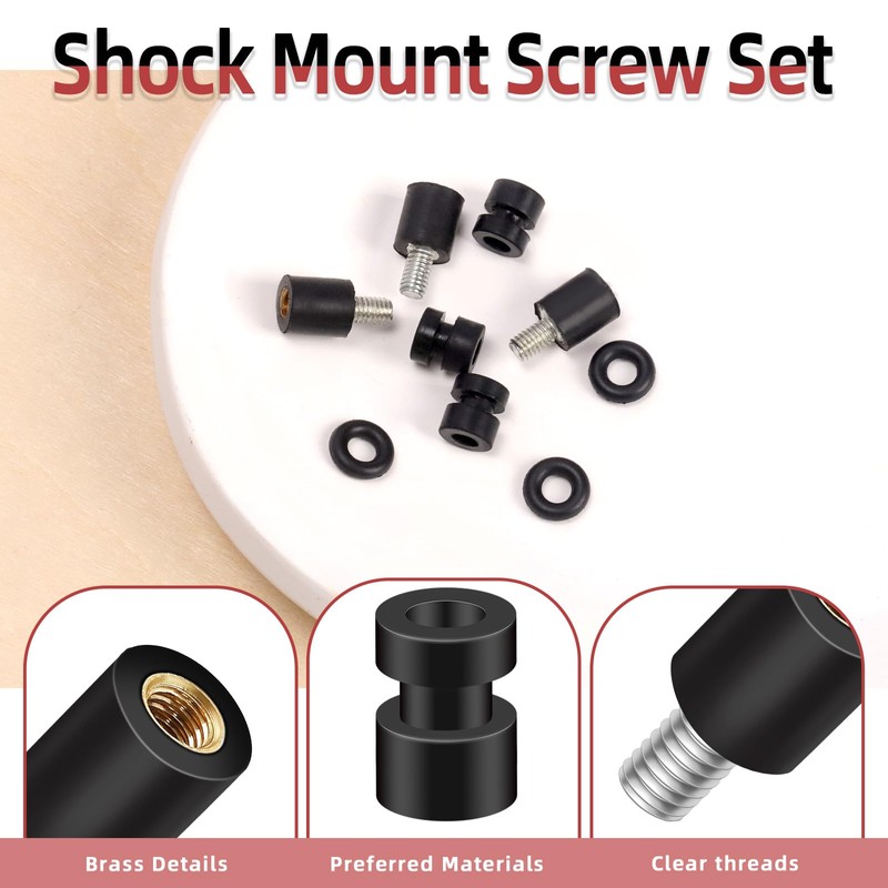 Hilitchi 36Pcs M3 Anti-Vibration Standoff Fixed Screws Flight Controller Shock