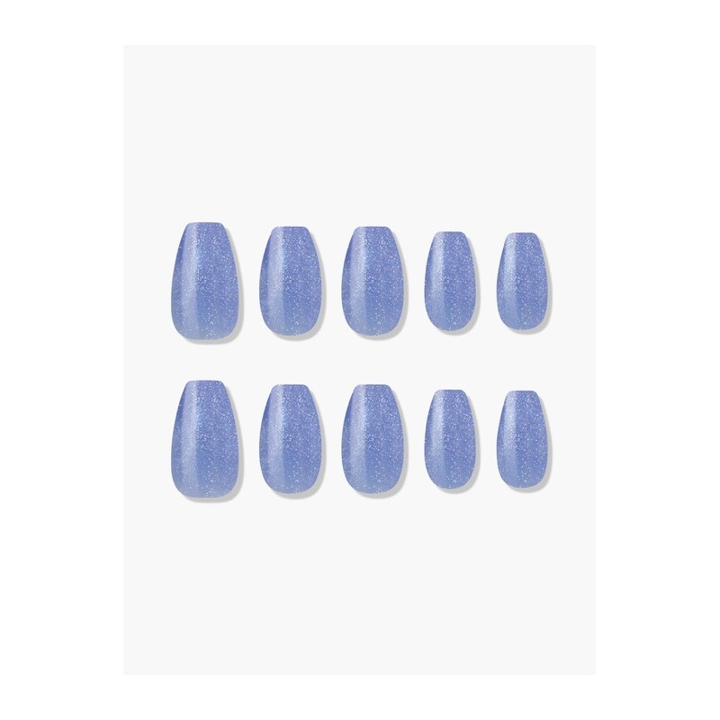 Reusable Nail Tips Blue Lemonade (Coffin) / 리유저블 네일팁 블루
