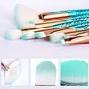 YKKJ Make Up Brush Set, 3D Mermaid Makeup Brushes, 11