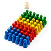 Waldfelsen® Halmakegel: 60 Halma Gel Made of Beech Wood in