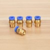 Push-Fit Connector, Quick Connector, Pack of 5 Pneumatic Screw Connection