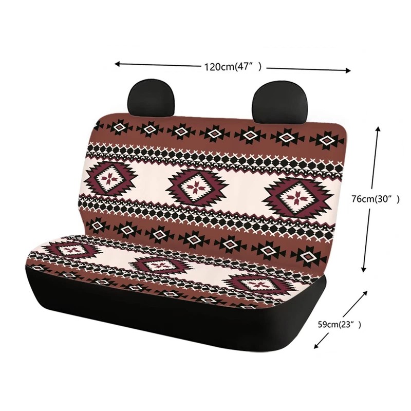 ZPINXIGN Aztec Rear Bench Seat Cover Western Car Accessories Universal