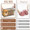 ANJUBAN Enhanced Leak-Proof Bottom - Freezer Organizer Bins ，6 Pack