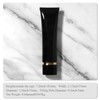 Aspire Empty Black Plastic Squeeze Tubes Cosmetic Containers with Screw