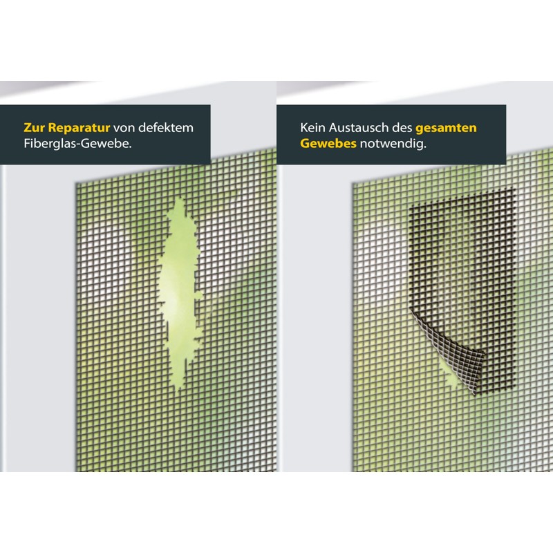 Schellenberg 57000 Fibreglass Plasters: Fly Screen Repair Tape – 5