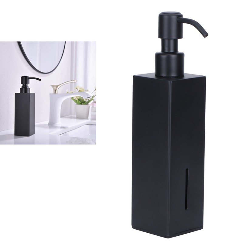200ml Square Shower Bottle 304 Stainless Steel Shampoo Hand Soap