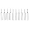 10Pcs Solder Iron Tip Brass Internal Heating Lead Free Soldering