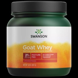 Swanson Goat Whey Protein Concentrate 14 oz Powder