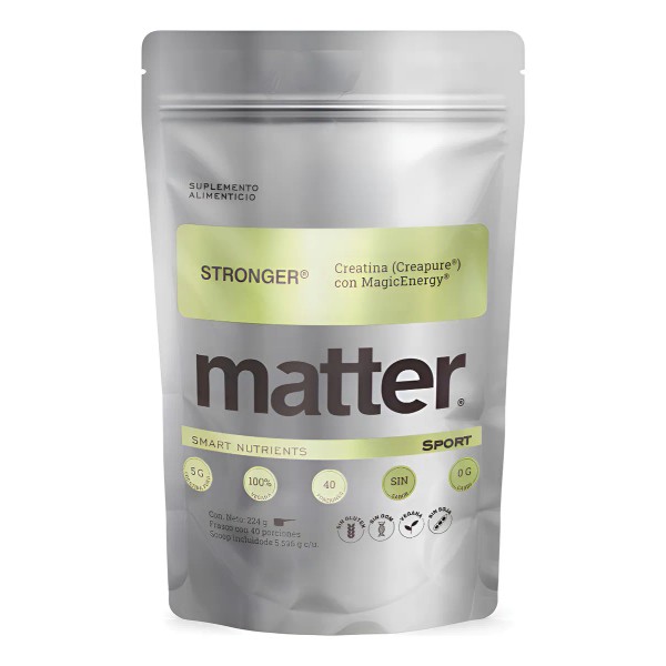 Suplemento En Polvo Creatina Monohidratada Creapure Stronger Sin Sabor