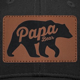 Papa Gifts Bear Hats for Grandpa Grandfather Dad Father Trucker Hat Baseball Cap Men