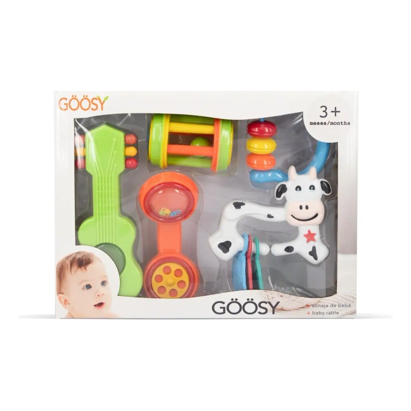 Sonaja Para Bebé Juguete+ Mordedera Kit De 5 Niño/niña