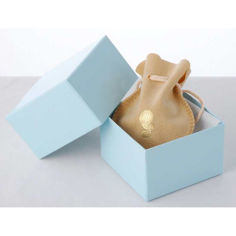 ミニ骨壷 (ガラス骨壷)光のしずく サクラ (高さ6.5cm×直径3.1cm) ◆ 分骨つぼ・骨壺・遺骨入れ ◆ 手元供養【P.S付】