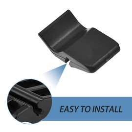 icykale Pack-2 Car Air Cleaner Grille Upper Cover Buckle, 0.63" x 1.18" Perfectly Fit Air Filter Housing Clip, Plastic Durable Clip, Compatible with Honda Accord Odyssey Fit City Vezel XRV (Black)