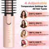 Cordless Curling Iron Rechargeable, 3-in-1 Portable Hair Curler for Travel