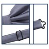 MASADA Men's Bow Tie Silk Look Fully Adjustable Handmade Hook