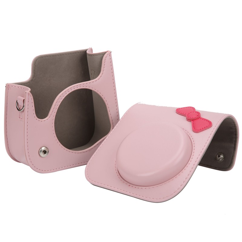 PU Leather Antidrop Retro Shoulder Protective Camera Bag Pouch for